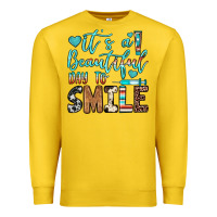 Lemon it’s a beautiful day to smile Premium Sweatshirt - JahusDesignShop
