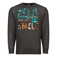 Smoke it’s a beautiful day to smile Premium Sweatshirt - JahusDesignShop
