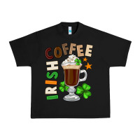 Black Irish coffee St. Patrick's Day Urban Heavy Tee - FaDigitalArtStudio