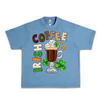 Pebble Blue Irish coffee St. Patrick's Day Urban Heavy Tee - FaDigitalArtStudio