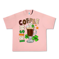 Salmon Irish coffee St. Patrick's Day Urban Heavy Tee - FaDigitalArtStudio