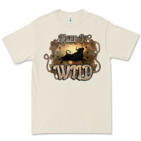 Bone Keep it wild western bull Premium Tee - HowdyJamesFarm