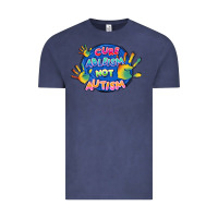 Vintage Denim Cure ableism not Autism Vintage Tee - FaDigitalArtStudio
