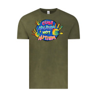 Vintage Olive Cure ableism not Autism Vintage Tee - FaDigitalArtStudio