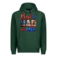 Sports Green Best Dad Ever Premium Hoodie - LillyAllenDesigns