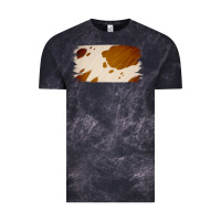 Cloud Black Cowhide Lightbrown Vintage Tee - Jasminsmagicworld
