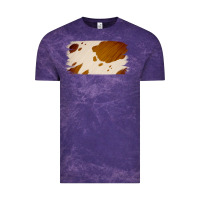 Cloud Purple Cowhide Lightbrown Vintage Tee - Jasminsmagicworld