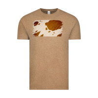 Vintage Coffee Cowhide Lightbrown Vintage Tee - Jasminsmagicworld