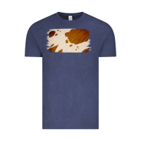 Vintage Denim Cowhide Lightbrown Vintage Tee - Jasminsmagicworld
