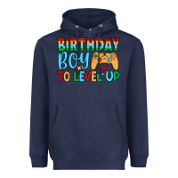 Navy birthday boy to level up Heavyweight Hoodie - JahusDesignShop