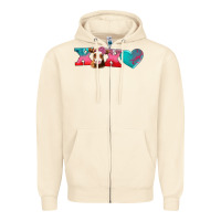 Sandshell xoxo guarnsey cow Zipper Hoodie - AdoDesignShop
