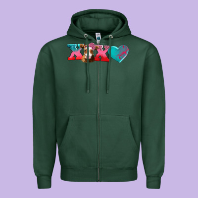 Xoxo Guarnsey Cow Zipper Hoodie Designed By Adodesignshop