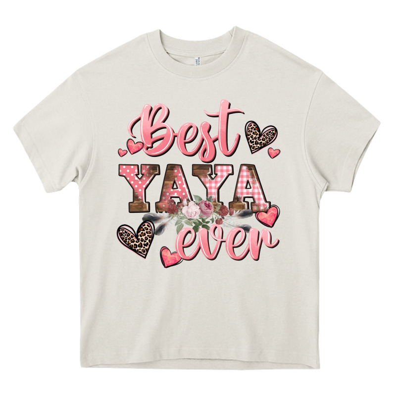 Best Yaya Ever Mother's Day Heavy Core Tee by CowGirlArtShop | Teevron