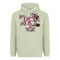 Matcha pink panther Heavyweight Hoodie - linhVisuals