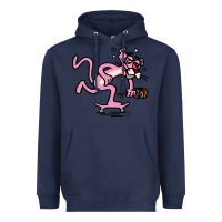 Navy pink panther Heavyweight Hoodie - linhVisuals