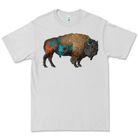 Dove Grey leopard bison Premium Tee - RanaPortraitStore