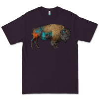 Plum leopard bison Premium Tee - RanaPortraitStore
