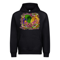 Black mardi gras mask king cake Urban Hoodie - RanaPortraitStore