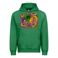 Emerald mardi gras mask king cake Urban Hoodie - RanaPortraitStore