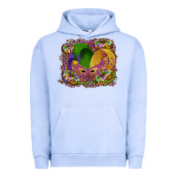 Pigment Grape Ice mardi gras mask king cake Urban Hoodie - RanaPortraitStore
