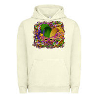Pigment Pistachio mardi gras mask king cake Urban Hoodie - RanaPortraitStore