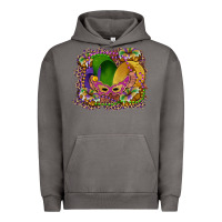 Pigment Tornado mardi gras mask king cake Urban Hoodie - RanaPortraitStore