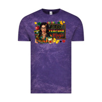Cloud Purple Juneteenth black teacher magic Vintage Tee - FaDigitalArtStudio