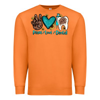 Carrot peace love dental Premium Sweatshirt - JahusDesignShop