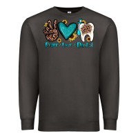 Smoke peace love dental Premium Sweatshirt - JahusDesignShop