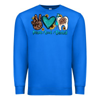 True Royal peace love dental Premium Sweatshirt - JahusDesignShop