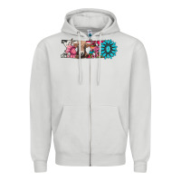 Dove Grey xoxo braunvieh cow Zipper Hoodie - AdoDesignShop