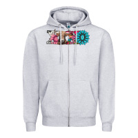Heather Grey xoxo braunvieh cow Zipper Hoodie - AdoDesignShop