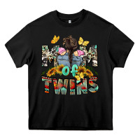 Black mom of twins girls mother's day Heavy Core Tee - CowGirlArtShop