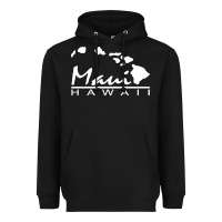 Black maui hawaii Heavyweight Hoodie - linhVisuals