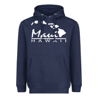 Navy maui hawaii Heavyweight Hoodie - linhVisuals