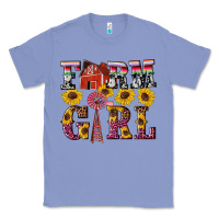 Colony Blue western farm girl Classic Tee - Artiststas