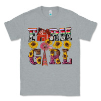 Heather Grey western farm girl Classic Tee - Artiststas