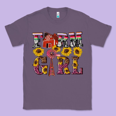 Western Farm Girl Classic Tee Designed By Artiststas