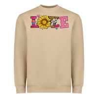 Mushroom love sunflower valentines day Heavyweight Sweatshirt - AdoDesignShop