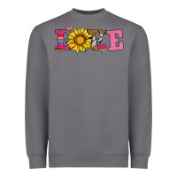 Storm love sunflower valentines day Heavyweight Sweatshirt - AdoDesignShop