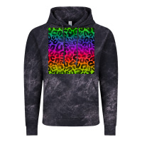 Cloud Black colorful leopard seamless pattern Vintage Hoodie - BundleAndBundleShop
