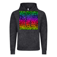 Vintage Black colorful leopard seamless pattern Vintage Hoodie - BundleAndBundleShop