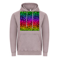 Vintage Zinc colorful leopard seamless pattern Vintage Hoodie - BundleAndBundleShop