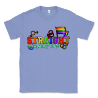 Colony Blue Straight agains hate Classic Tee - CowGirlArtShop