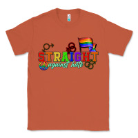 Copper Straight agains hate Classic Tee - CowGirlArtShop
