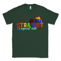 Sports Green Straight agains hate Classic Tee - CowGirlArtShop