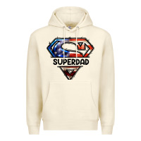 Sandshell American Superdad Premium Hoodie - LillyAllenDesigns