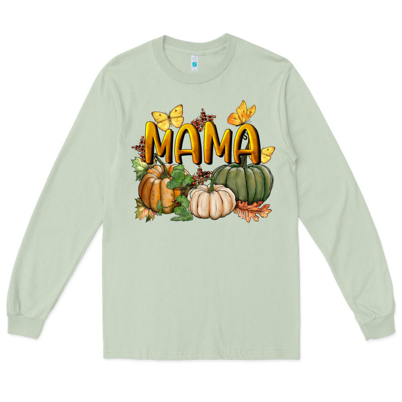 Mama Pumpkin Long Sleeve Tee by BundleAndBundleShop | Teevron