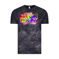 Cloud Black Always be kind Vintage Tee - FaDigitalArtStudio