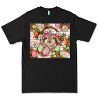 Black Easter Bunny tumbler Easter Day Premium Tee - HowdyJamesFarm